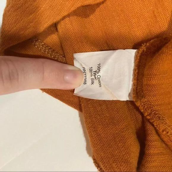 CREWCUTS Orange Tank Top Ruffled Sequins 6-7 - Picture 4 of 5